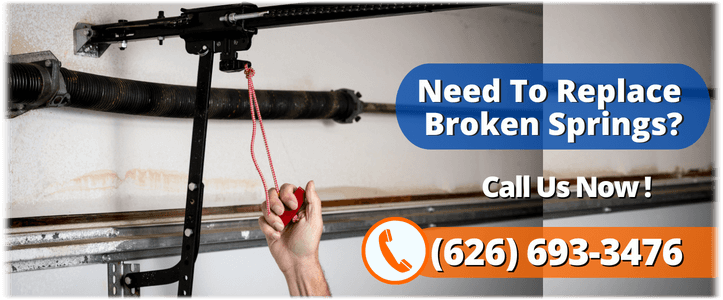 Broken Garage Door Spring Repair Azusa, CA